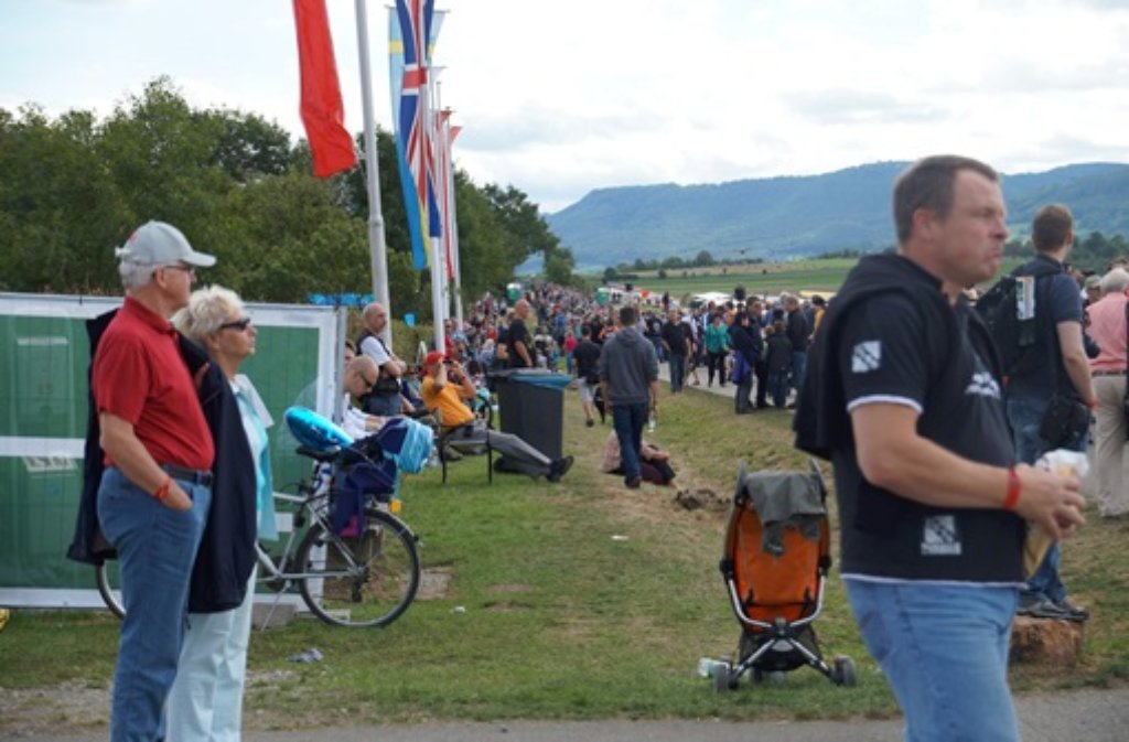Tausende Besucher beim Fliegerfest in Kirchheim/ Teck