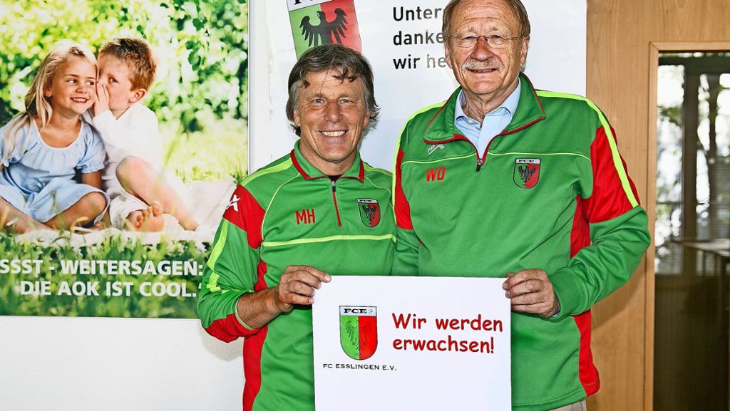  Der FC Esslingen will von der Spielzeit 2018/2019 an auch im Erwachsenenbereich auf Torjagd gehen. Jetzt beginnt die Suche nach Sponsoren. Der Vorstand ist zuversichtlich und setzt auf das Esslinger Wir-Gefühl. 