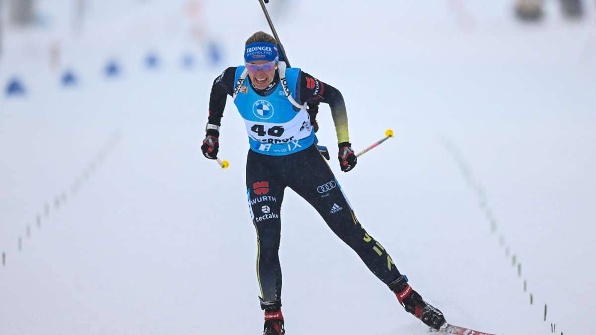  Die deutsche Mixedstaffel verpasst beim Biathlon-Heimspiel in Oberhof genau wie das Duo im Single-Mixed das Podest. Die Ränge sechs und sieben stellen in Thüringen niemanden wirklich zufrieden. 