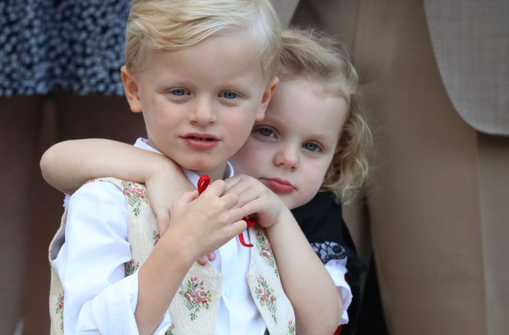 Jacques und seine Zwillingsschwester Gabriella von Monaco. Ein Herz und eine Seele.