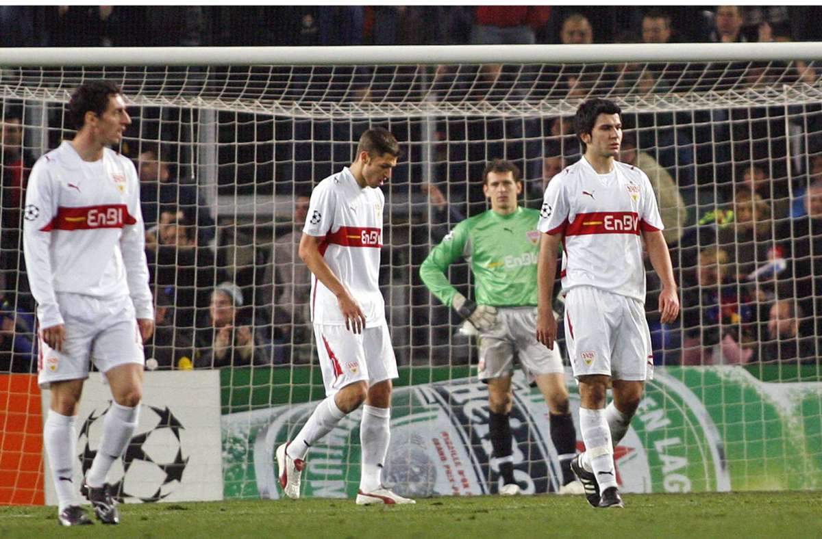 Der VfB ist damit als Letzter in einer Gruppe mit Barcelona, Olympique Lyon und den Glasgow Rangers ausgeschieden.