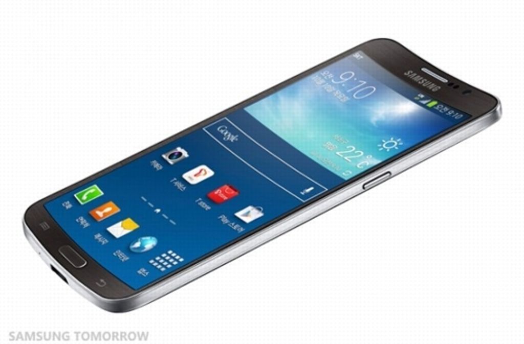 Samsung präsentierte das Galaxy Round bereits Anfang Oktober.