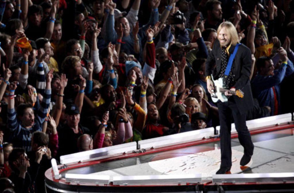 In Glendale (Arizona) standen 2008 Tom Petty and the Heartbreakers in der Superbowl-Halbzeit auf der Bühne.