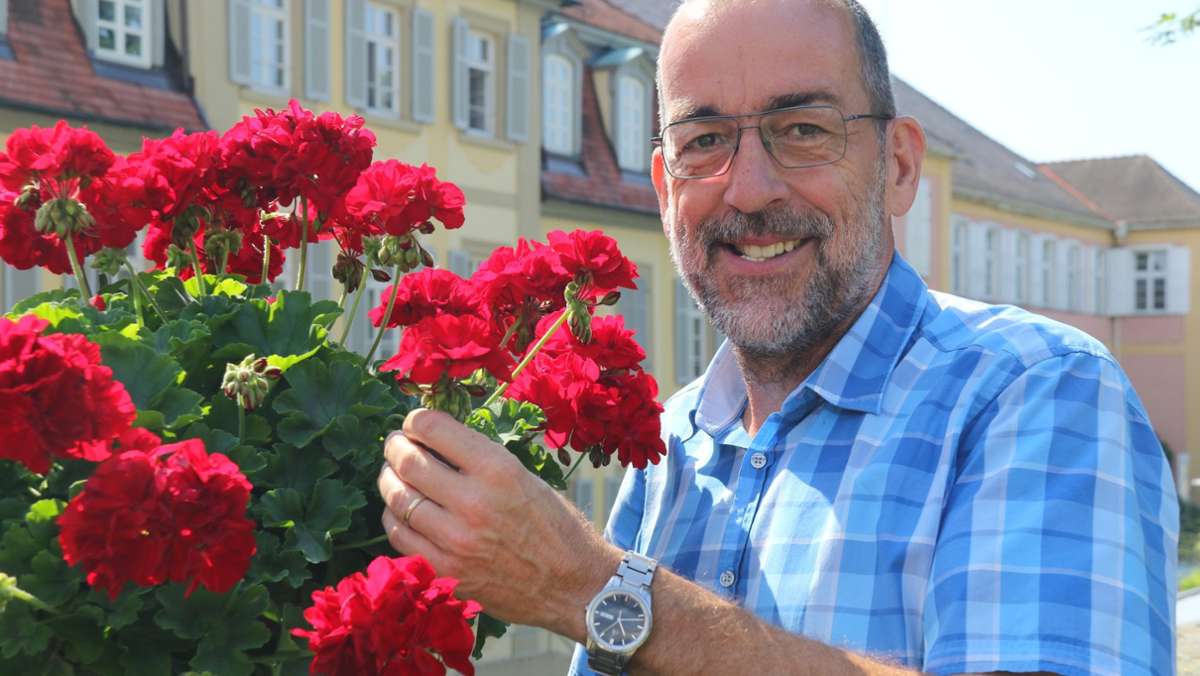 Blühendes Barock in Ludwigsburg: Volker Kugel geht in Rente