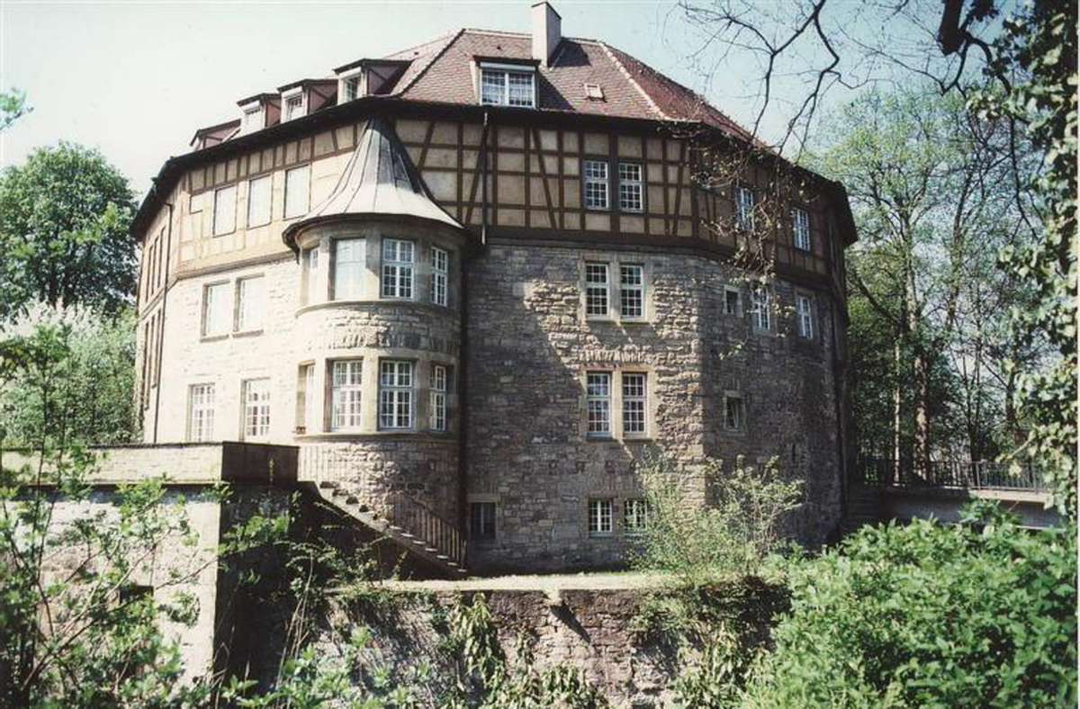 Das Wasserschloss in den 1980-er Jahren