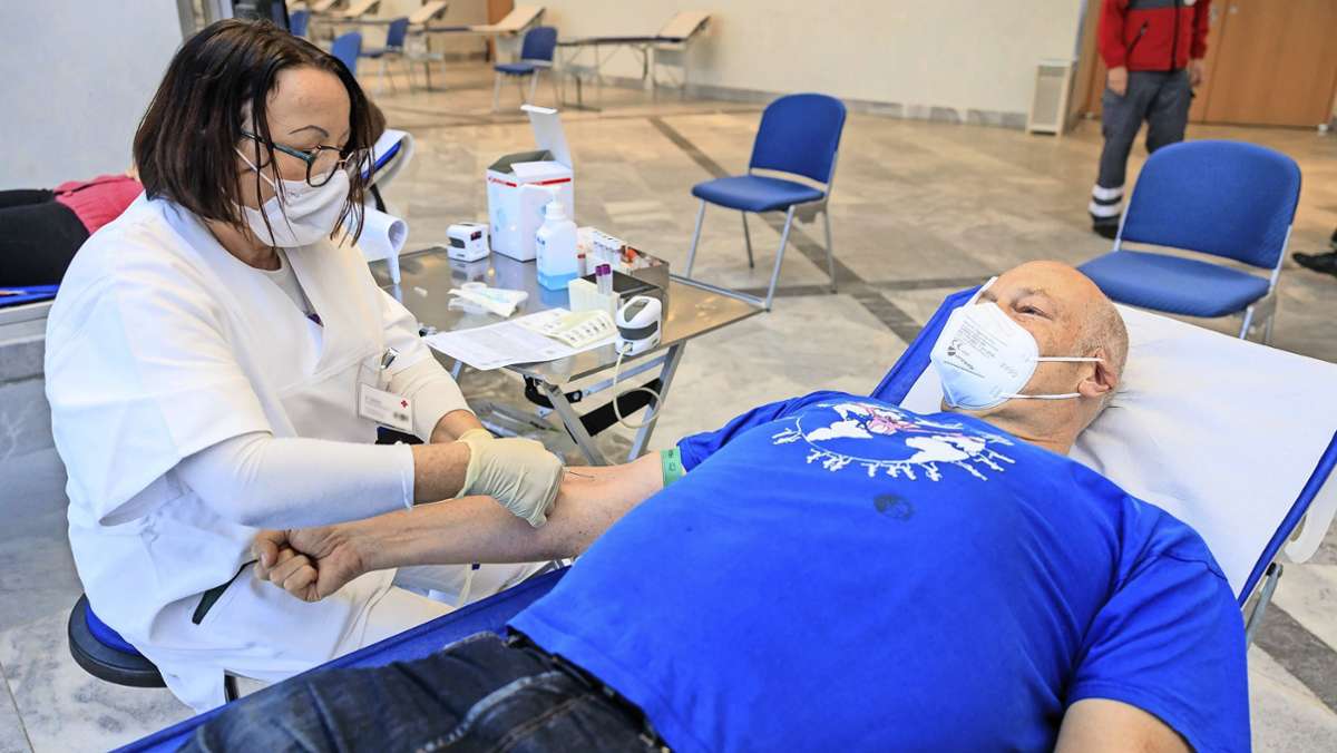 Rotes Kreuz im Kreis Böblingen: Blutspenden „könnten mehr sein“