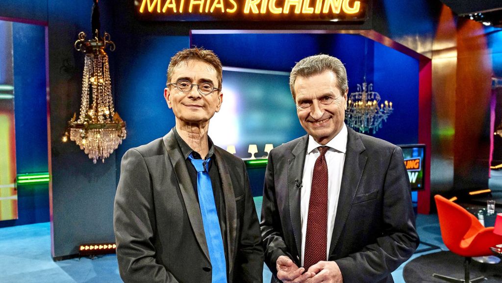 Gipfeltreffen der Schnellredner in Stuttgart: Oettingers  Englisch is not the yellow from  the egg