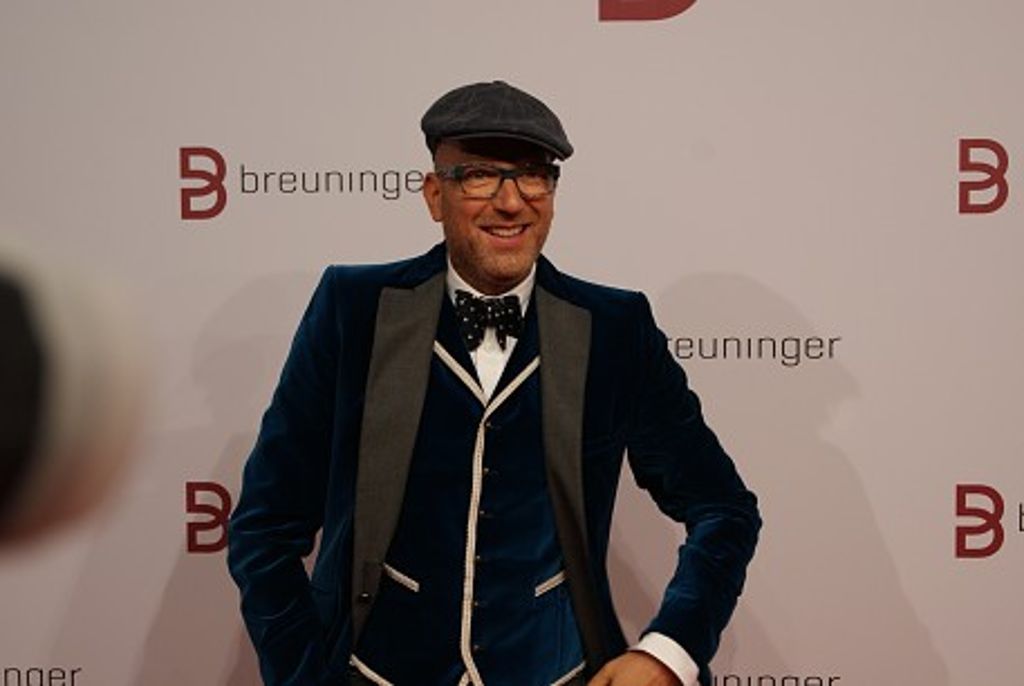 Düsseldorfer Prominenz war auch zu Gast: Der Designer Thomas Rath.