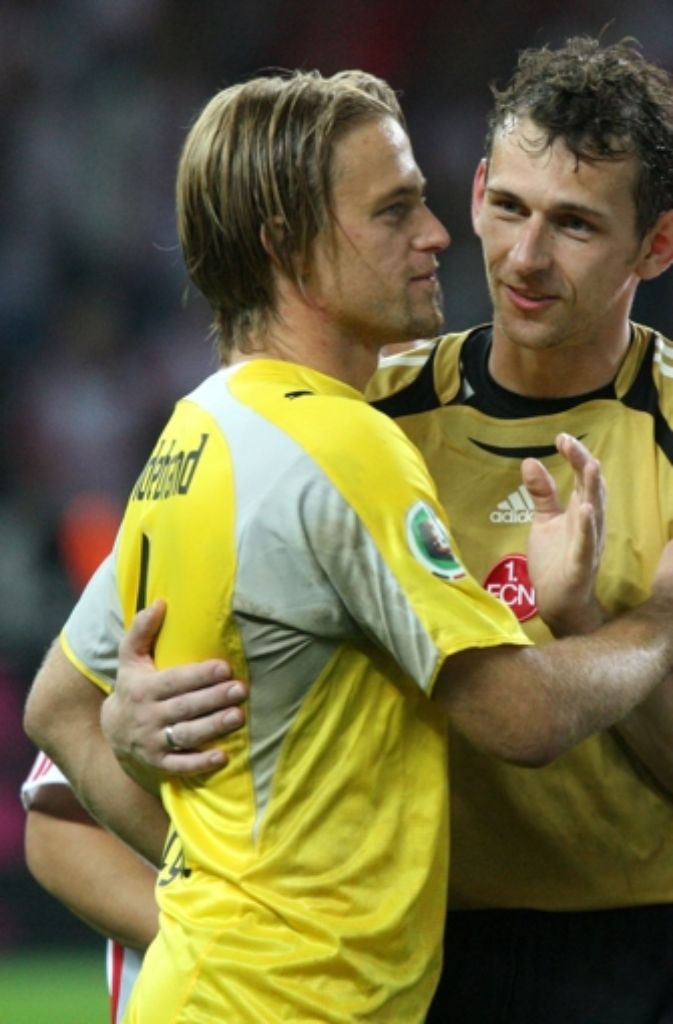 Zuletzt stand der VfB 2007 im Pokalfinale, der Gegner hieß 1. FC Nürnberg. Auf dem Bild: Der damalige Stuttgarter Torwart Timo Hildebrand und der Nürnberger Keeper Raphael Schäfer.