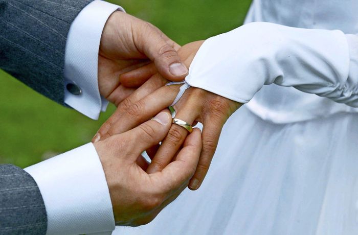 Heiraten im Kreis Esslingen: Wegfall der Maskenpflicht löst einen kleinen Hochzeitsboom aus