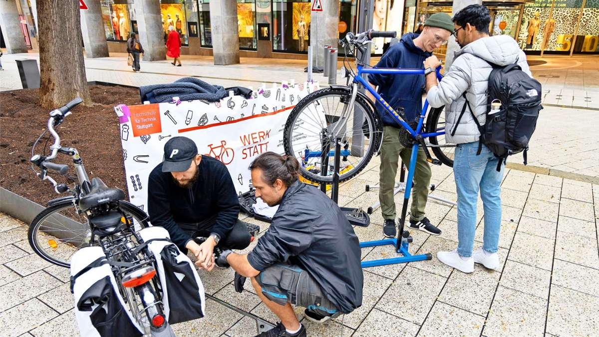 Fahrradfahren  in Stuttgart: Die Radwerkstatt 0711 tourt durch die ganze Stadt