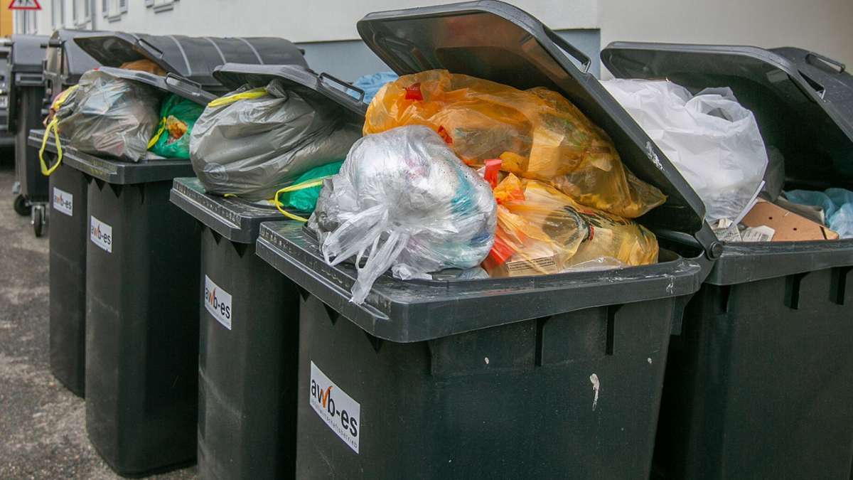 Kreis Esslingen: Müllgebühren bleiben stabil