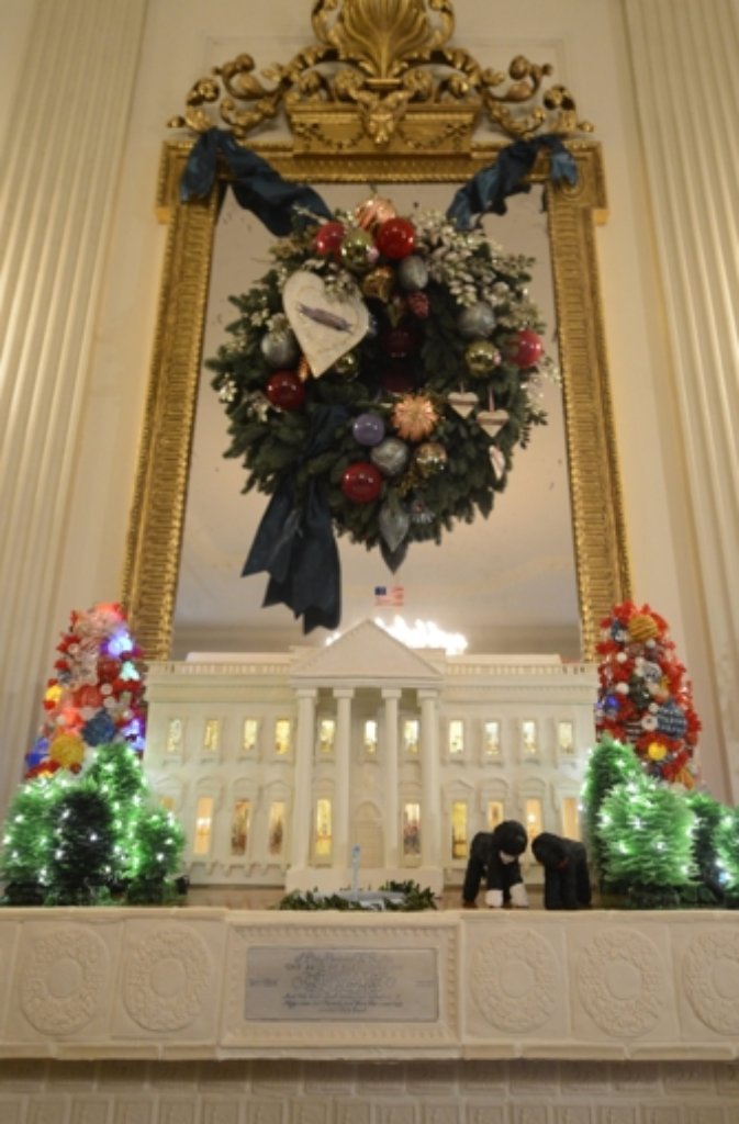 Das Weiße Haus in Weihnachtsstimmung