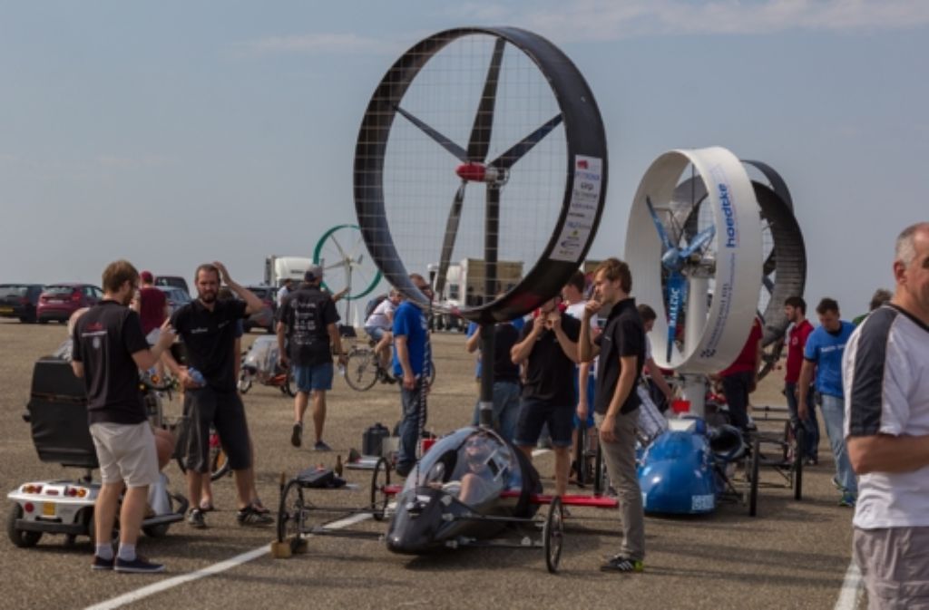 Beim Rennen in Den Helder traten die Stuttgarter Studenten aber nur mit einem Rotor an.
