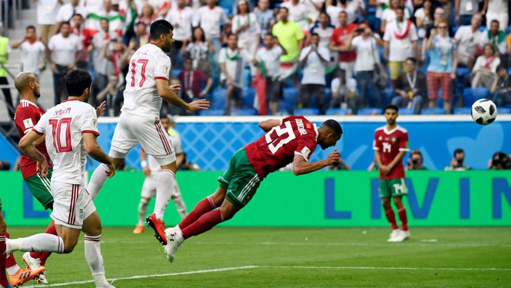 Marokko gegen Iran bei der WM 2018: St.-Pauli-Stürmer Bouhaddouz wird zum tragischen Helden