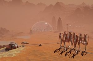 Sieht so eine Mars-Besiedlung aus? Im Video-Spiel „Surviving Mars“ wird der Spieler zum Manager einer Mars-Kolonie und muss mit Rohstoffen und Energie haushalten. Foto: dpa-tmn