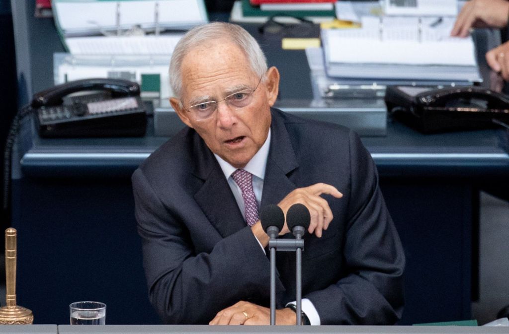 Will keine falschen Hoffnungen schüren: Bundestagspräsident Wolfgang Schäuble Foto: dpa