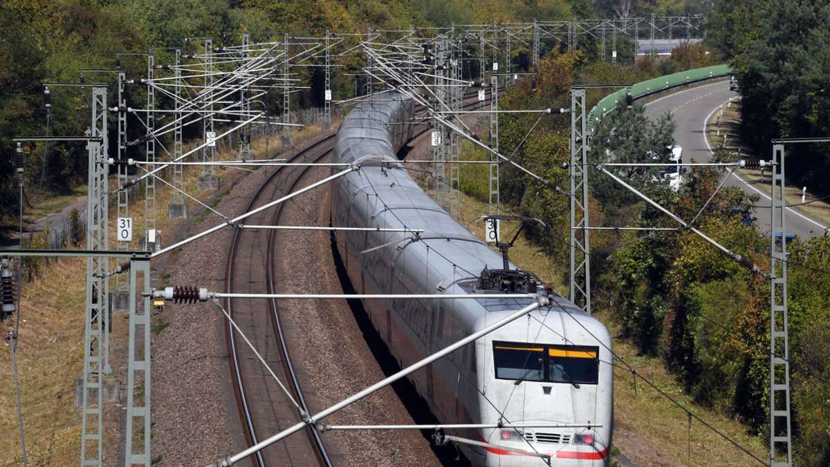 Zwischen Stuttgart und Mannheim: Bahn nimmt Schnellfahrstrecke wieder in Betrieb