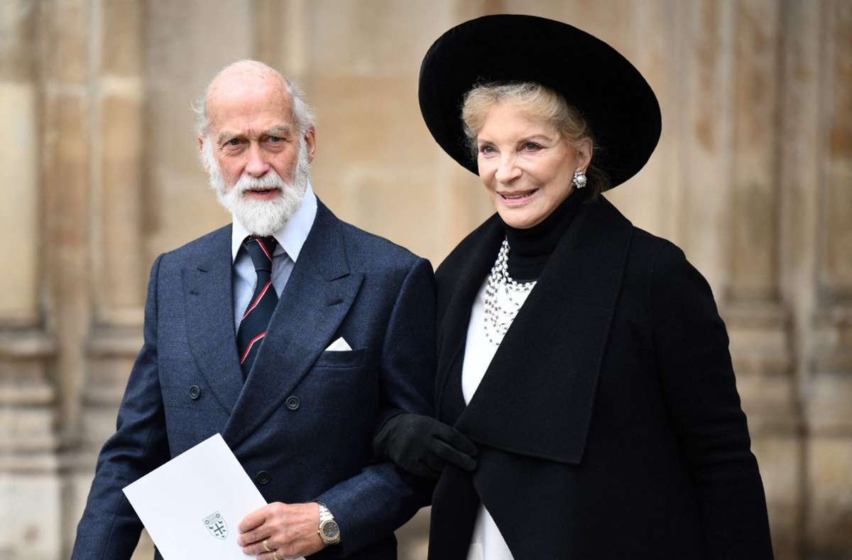 Prinz Michael von Kent, ein Cousin der Queen, und seine Frau Marie Christine