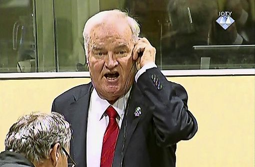 Ratko Mladic bei der Urteilsverkündung Foto: ICTY/AP
