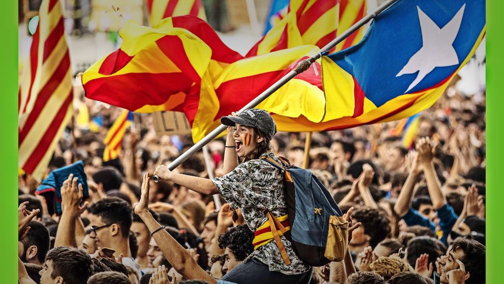  Vor dem Referendum am Sonntag, 1. Oktober, geht ein Riss durch die katalanische Gesellschaft und teilt sie in diejenigen, die für die Abspaltung von Spanien sind und die, die dagegen sind. 