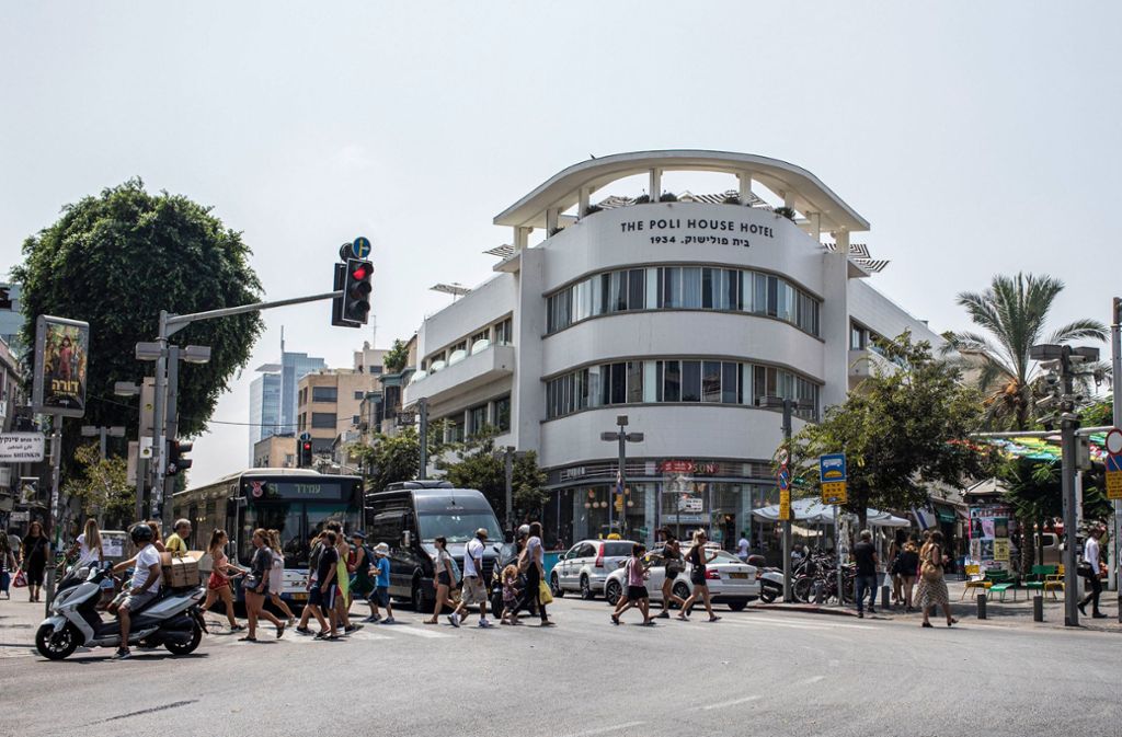Das Weiße-Stadt-Zentrum in Tel Aviv Foto: dpa/Ilia Yefimovich