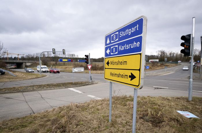 Zufahrt zur JVA Heimsheim: Diese Ampel reagiert nicht auf Radfahrer