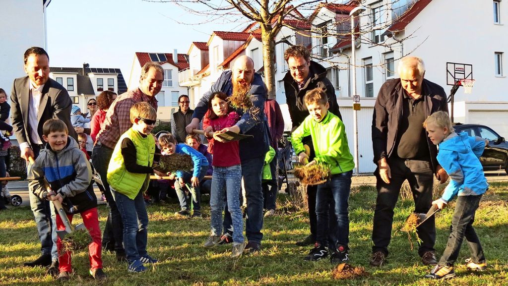 Filderstadt-Sielmingen: Baustart für einen neuen Spielplatz