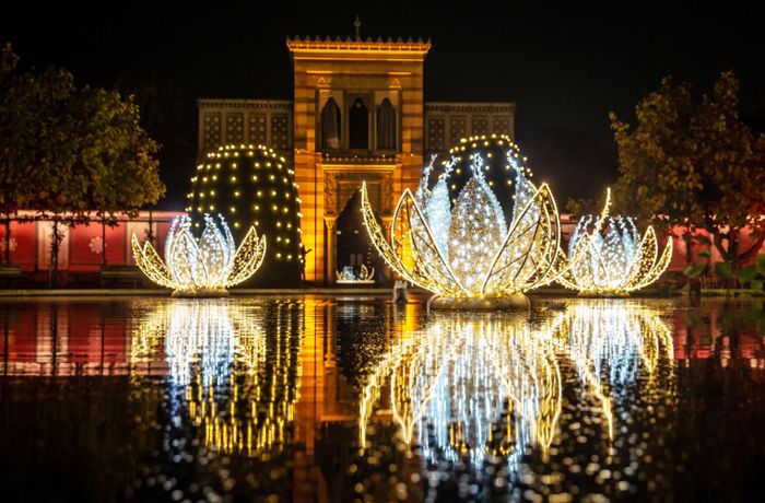 Lichterfest in der Energiekrise: Wie der    Christmas Garden  in Stuttgart Strom  sparen will