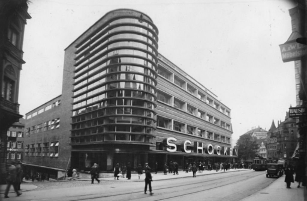 Das berühmte jüdische Kaufhaus an der Eberhardstraße mit seiner Bauhaus-Architektur in den dreißiger Jahren. Foto: Archiv