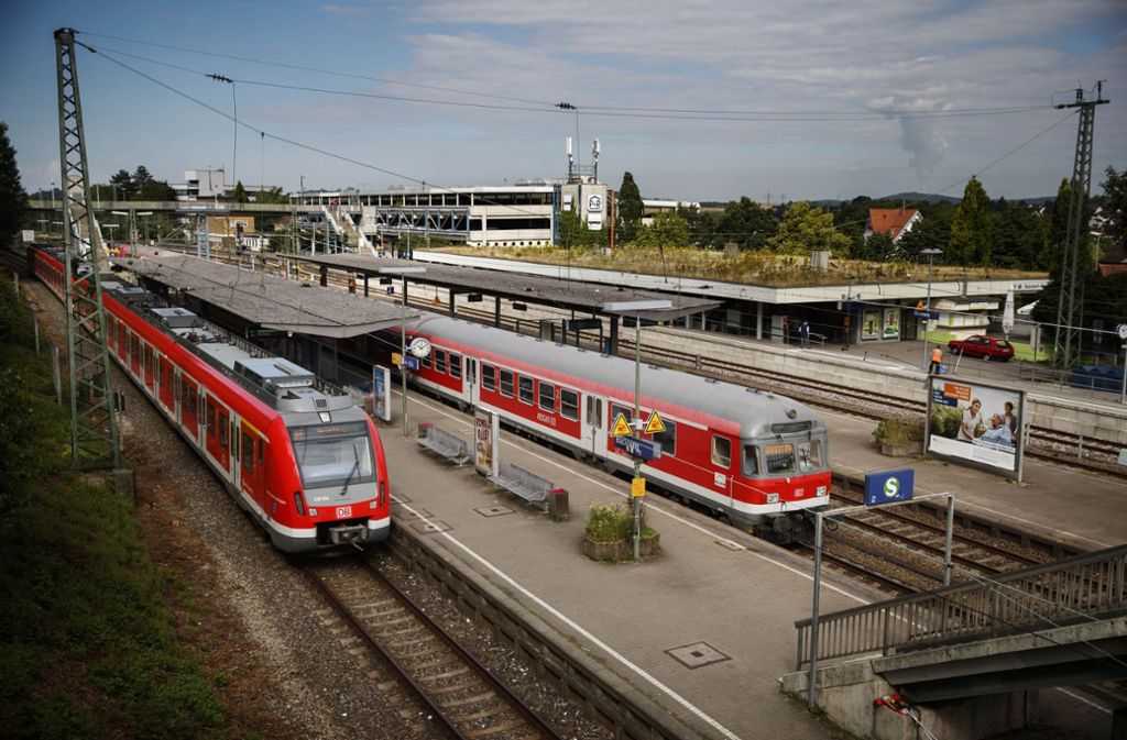 Zwischen Backnang und Kirchberg fahren ab Samstag keine S-Bahnen der Linie S 4 mehr. Foto: Gottfried Stoppel