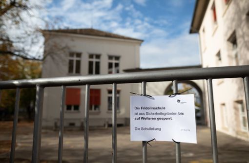 Die Rektorin hatte im Oktober die Grundschule in Lörrach aus Sicherheitsmängeln geschlossen. Foto: dpa/Philipp von Ditfurth