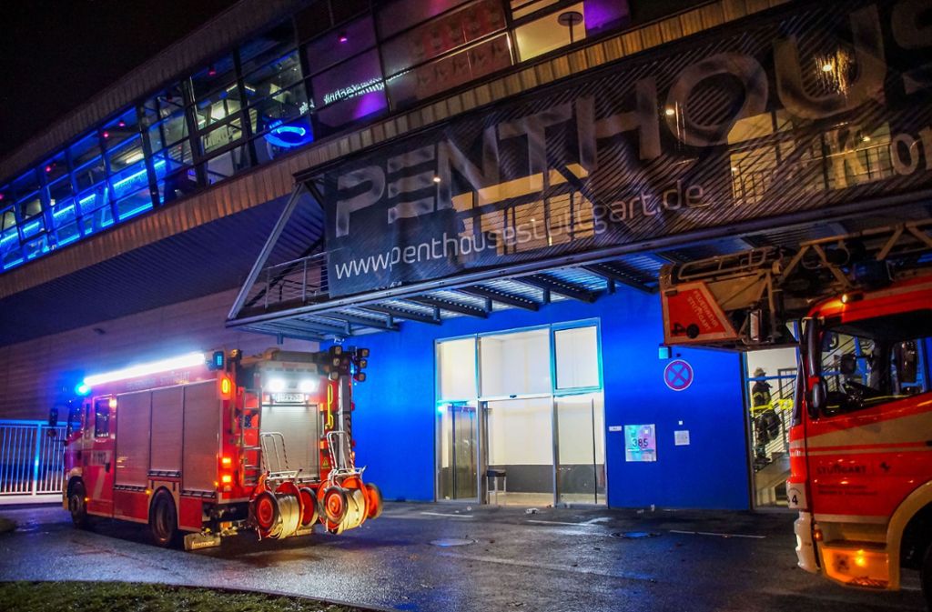 In der Discothek „Penthouse“ in Stuttgart hat es einen Kabelbrand gegeben.