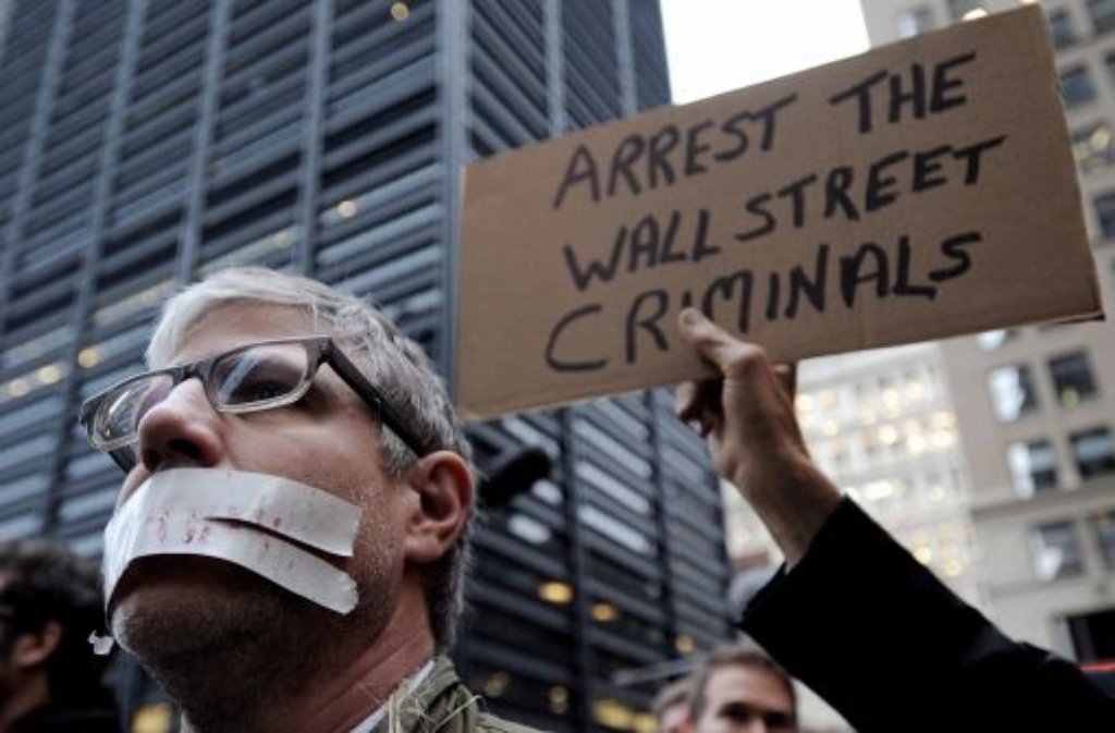 O wie Occupy-Bewegung: US-Protest gegen den Wall-Street-Kapitalismus, mit Ablegern zum Beispiel in Frankfurt und Berlin.