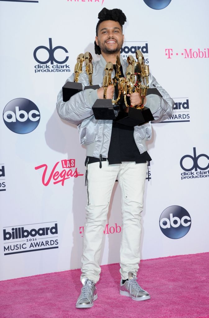 Der Gewinner des Abends – The Weeknd konnte insgesamt acht Preise mit nach Hause nehmen.