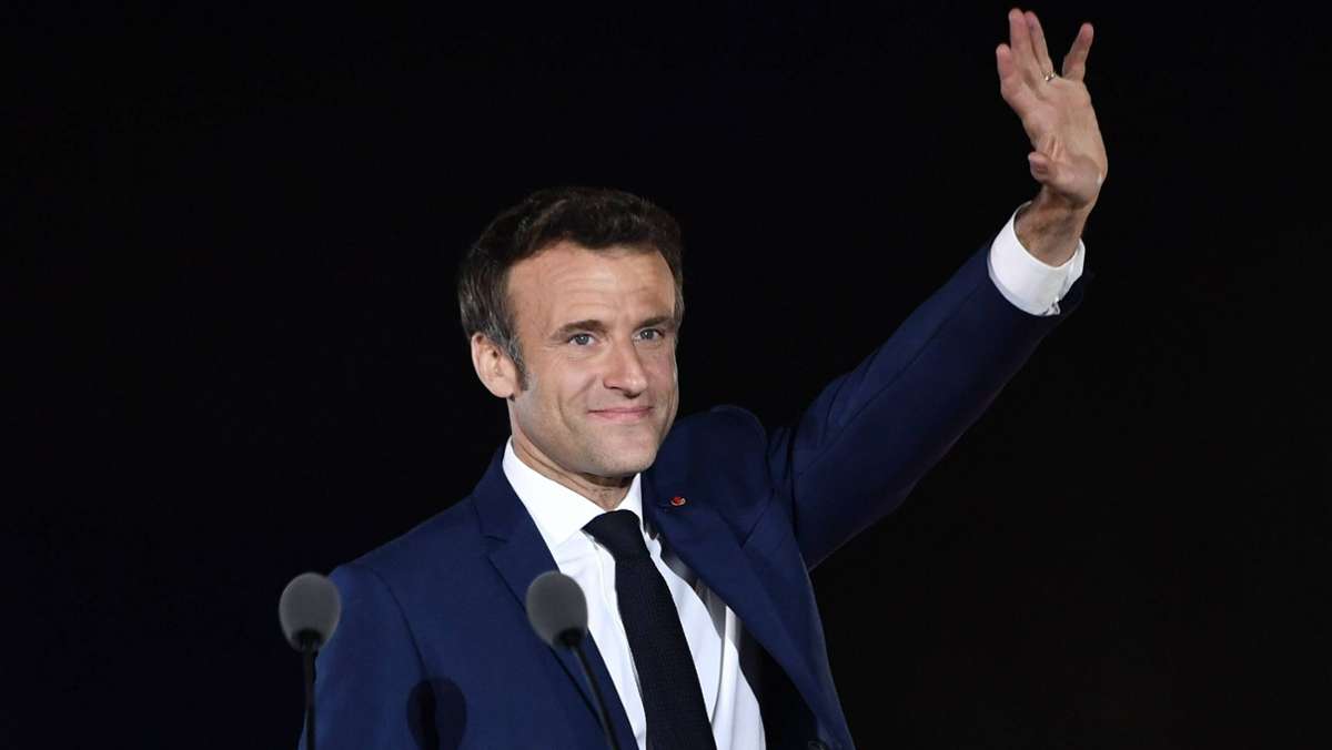 Wahl in Frankreich: Hochrechnung sieht Emmanuel Macron bei 58,8 Prozent