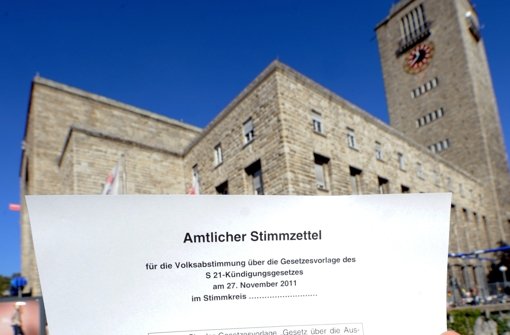 Der Verband Region Stuttgart hat 620.000 Euro für die Volksabstimmungs-Kampagne ausgegeben. Foto: dpa