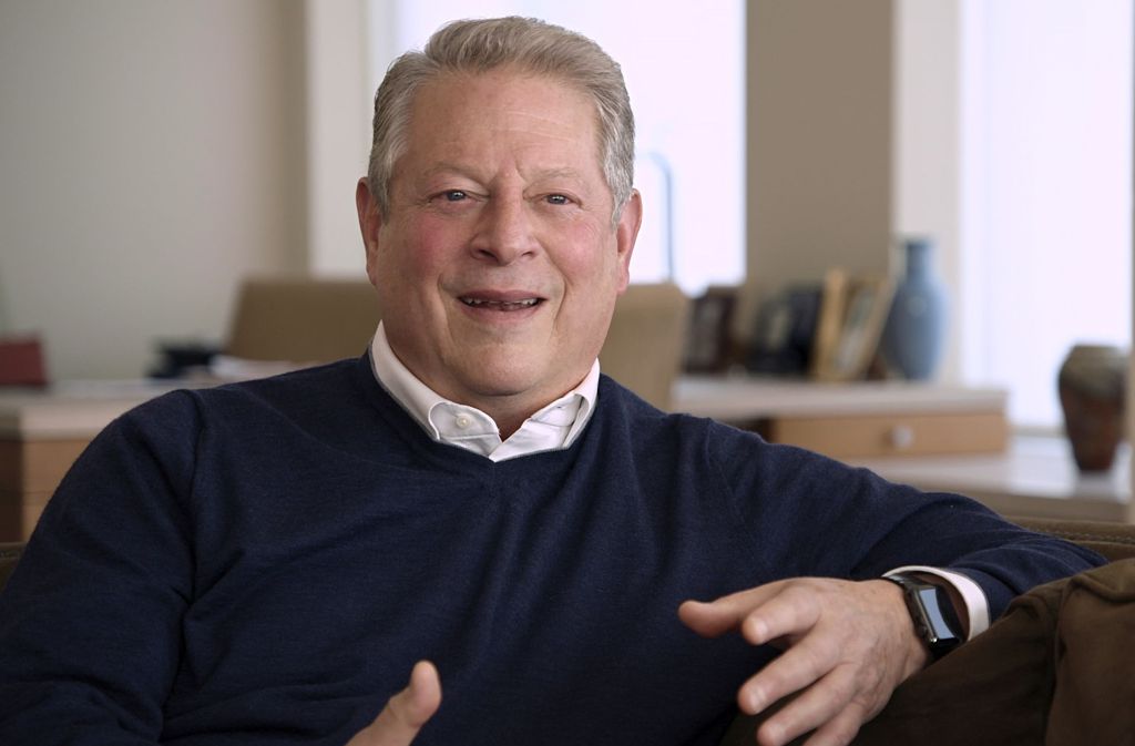 Szenenbild mit Al Gore aus „Immer noch eine unbequeme Wahrheit“
