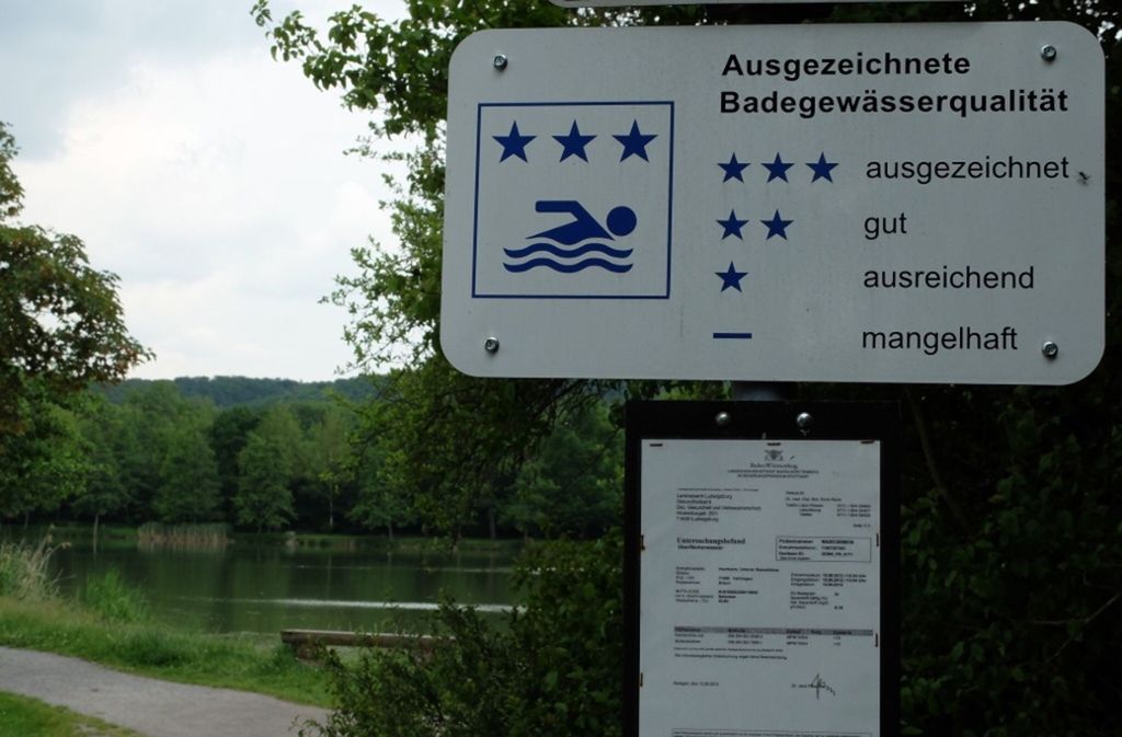 An vielen Seen werden vom 1. Juni an die aktuellen Ergebnisse der Wasserproben bekannt gegeben.