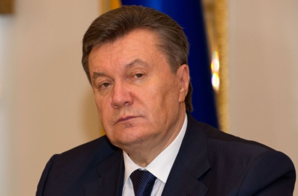 Viktor Janukowitsch soll laut der neuen ukrainischen Regierung verantwortlich für die Eskalation der Gewalt bei den Kiewer Protesten sein. Foto: dpa
