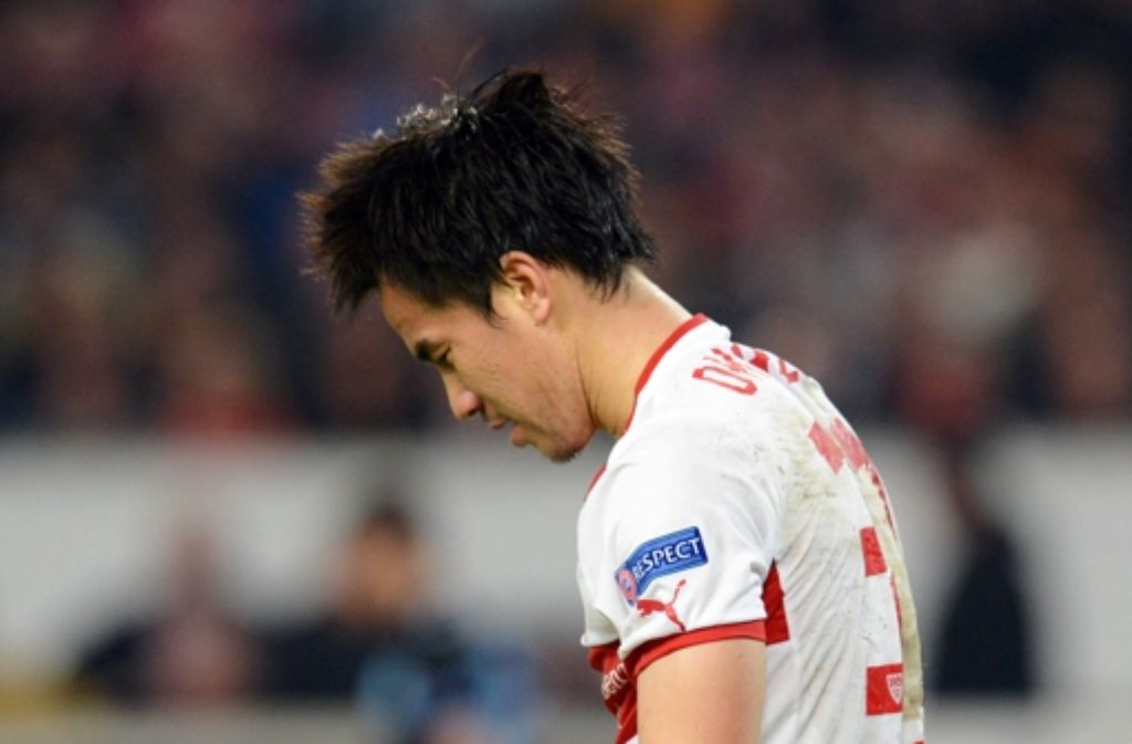 Shinji Okazaki fehlt beim Spiel gegen den BVB Dortmund. Foto: dpa