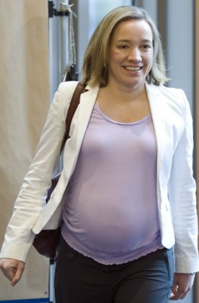 Bundesfamilienministerin Kristina Schröder brachte im Juli 2011 ihr erstes Kind zur Welt