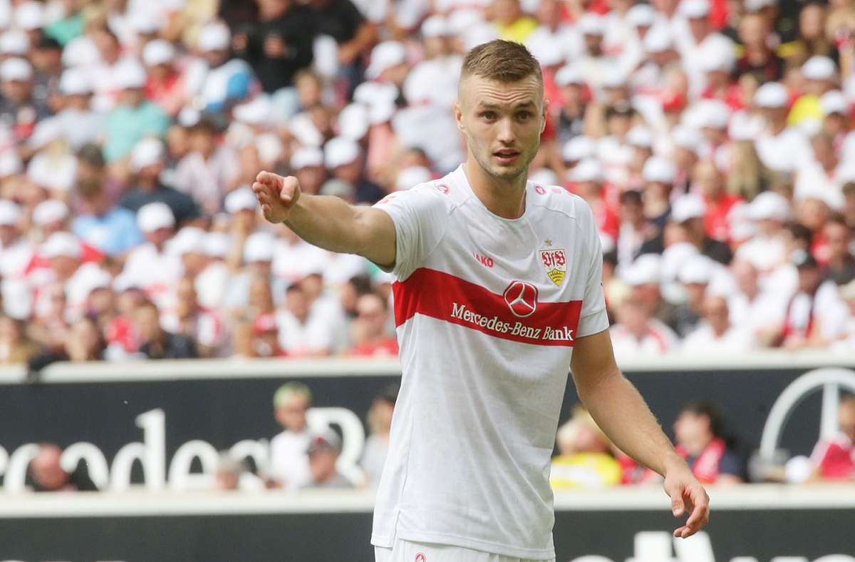 Die Abschlüsse von VfB-Stürmer Sasa Kalajdzic brachten den SC Freiburg nicht wirklich in Bedrängnis.