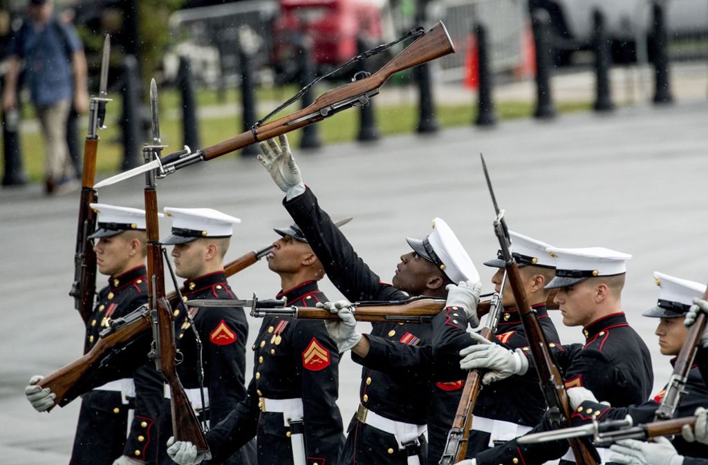 Marines bei der Parade