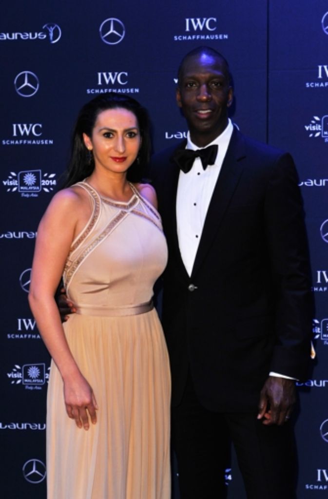 Michael Johnson und seine Frau Armine Shamiryan.