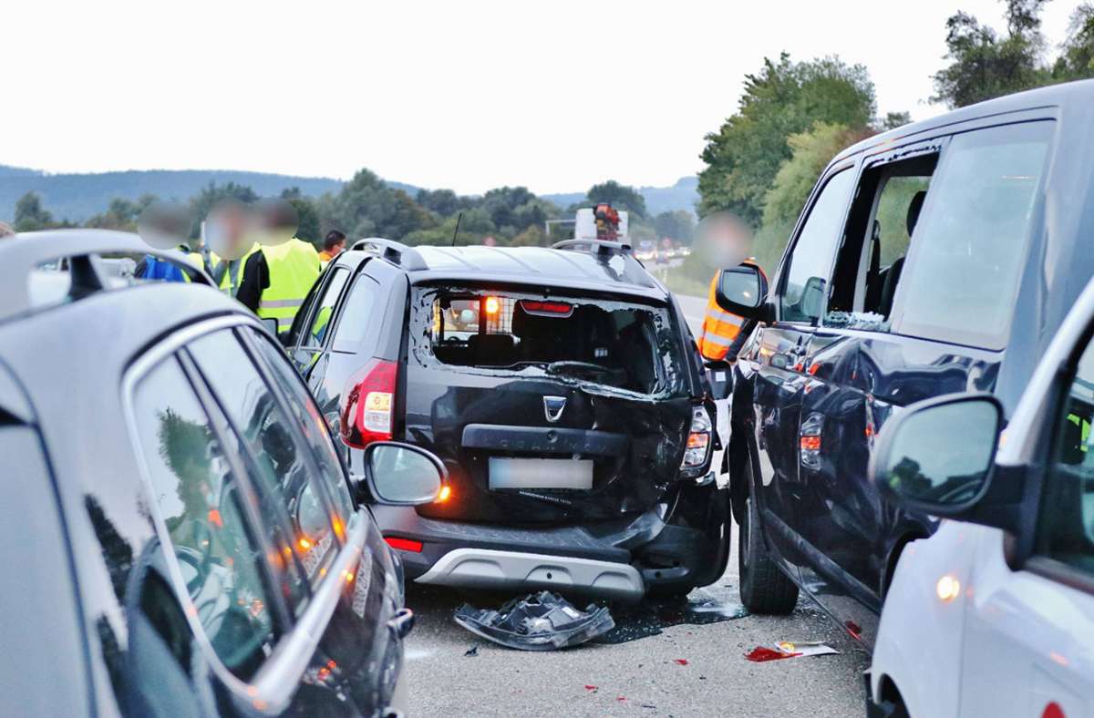 Bei Schorndorf ist es zu einem Unfall gekommen. Foto: 7aktuell.de/Kevin Lermer