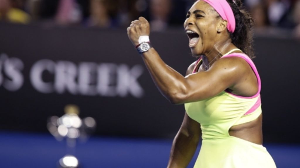 Australian Open: Serena Williams setzt sich die Krone auf