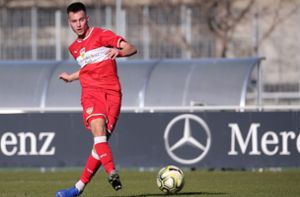 Trifft für den VfB Stuttgart II gegen den FSV Mainz 05 II: David Tomic. Foto: Baumann