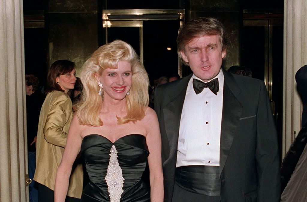 Donald Trump hat dreimal geheiratet. Mit Ivana Zelnickova war er von 1977 bis 1991 liiert.