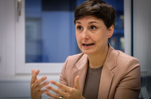 Die Grünen-Landesvorsitzende Sandra Detzer kandidiert für eine neue Amtszeit. Foto: Lichtgut/Achim Zweygarth